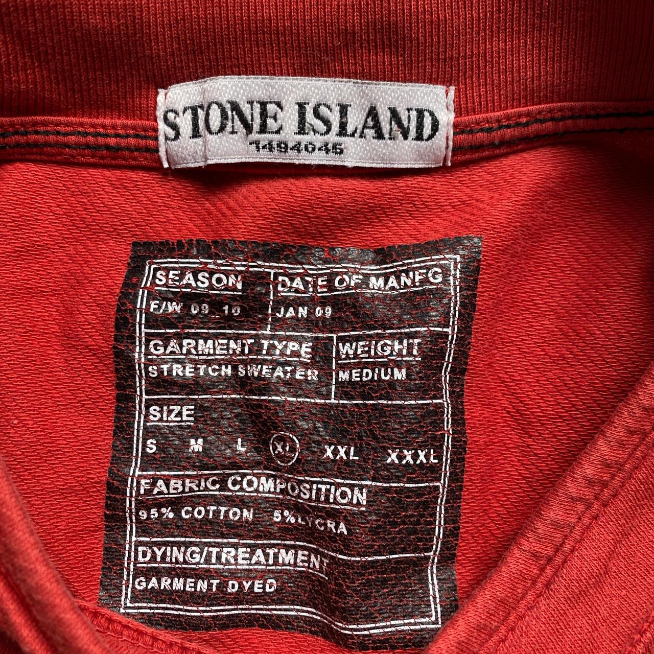 Stone Island Red Jumper Vintage 2009