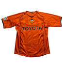Valencia Total 90 Nike Vintage Orange and Black Football Jersey (L)