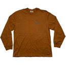 Essentials Fear Of God Orange Long Sleeve T Shirt (XL)