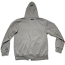 No Fear Grey and Black Skulls Hoodie (L)