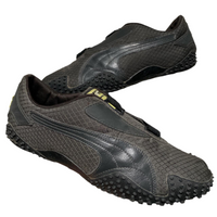 Puma Mostro Black Dark Grey and Yellow (UK 9)