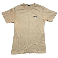 Stussy Palm Trees T Shirt Peach and Black (M)