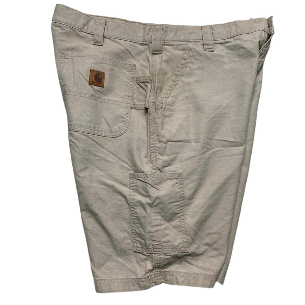 Carhartt Tan Original Fit Baggy Cargo Carpenter Shorts (38W)