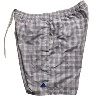 Adidas Vintage White Red and Blue Shell Trackpant Shorts (L)