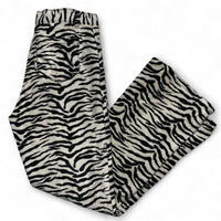 Bettys Blue Vintage Zebra Felt Flared Trousers
