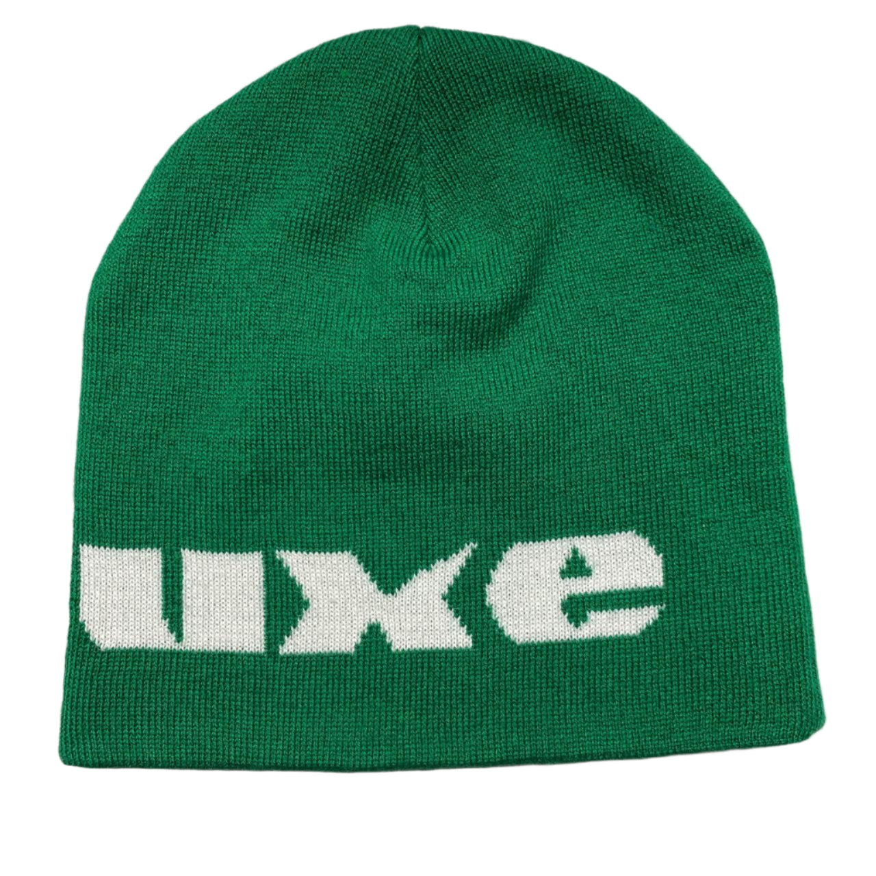 Ashluxe Green and White Beanie Hat