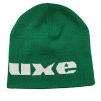 Ashluxe Green and White Beanie Hat