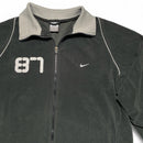 Nike 8704 Air Max Velour Vintage Y2K Black and Grey Swoosh Full Tracksuit (L)