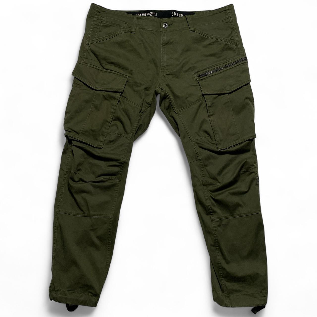 G Star Green Cargo Baggy Trousers (38W)