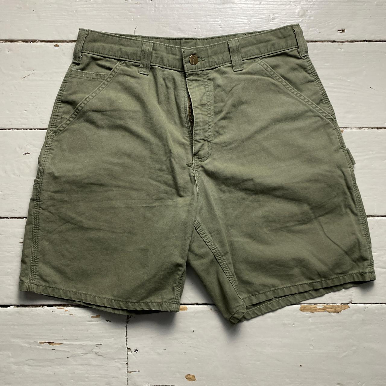 Carhartt WIP Green Khaki Cargo Shorts