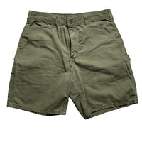 Carhartt WIP Green Khaki Cargo Shorts (32W)