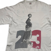 Nike Michael Jordan 23 Vintage 90’s White Black and Red T Shirt (M)