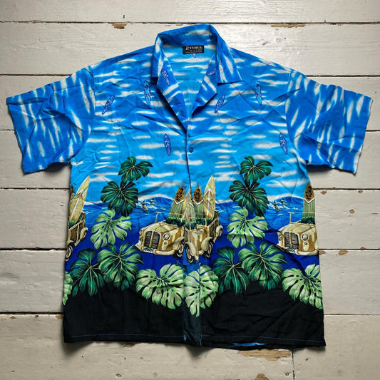 Hawaiian Floral Summer Short Sleeve Shirt