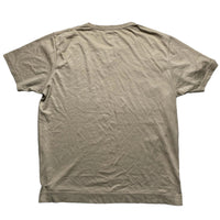 Evisu Vintage Tan and Blue Buddha Daicock Swoosh T Shirt (XL)