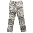 Cavalli Vintage Womens Floral Print White and Grey Jeans (30W)
