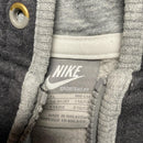 Nike Vintage Grey Two Tone Stripe Hoodie Purple Swoosh (XL)