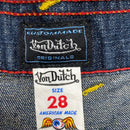 Von Dutch Womes Multi Print Flared Jeans (28W)
