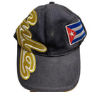 Cuba Batos Vintage Baseball Cap Black and Gold