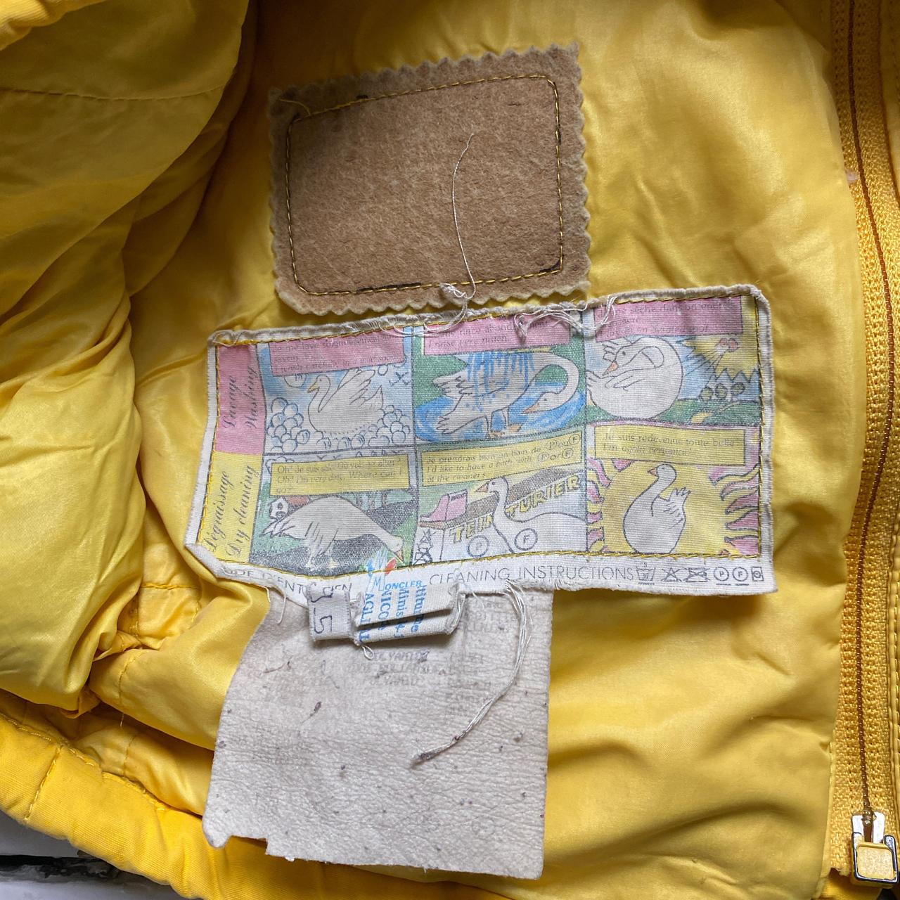 Moncler Grenoble Yellow Vintage Puffer Gilet (L)