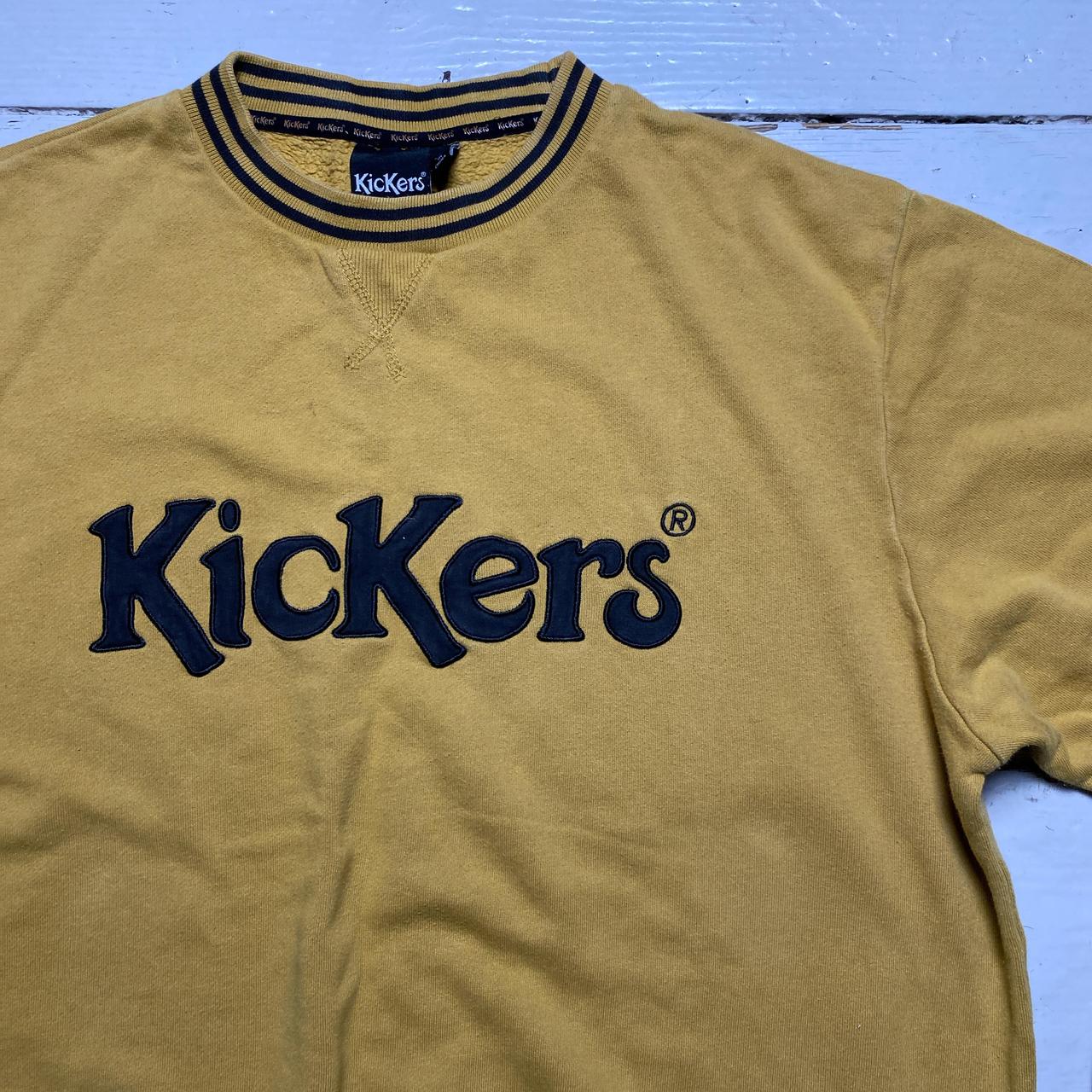 Kickers Yellow and Black Vintage Jumper