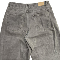 Aligne Womens Grey Baggy Jeans (29W)