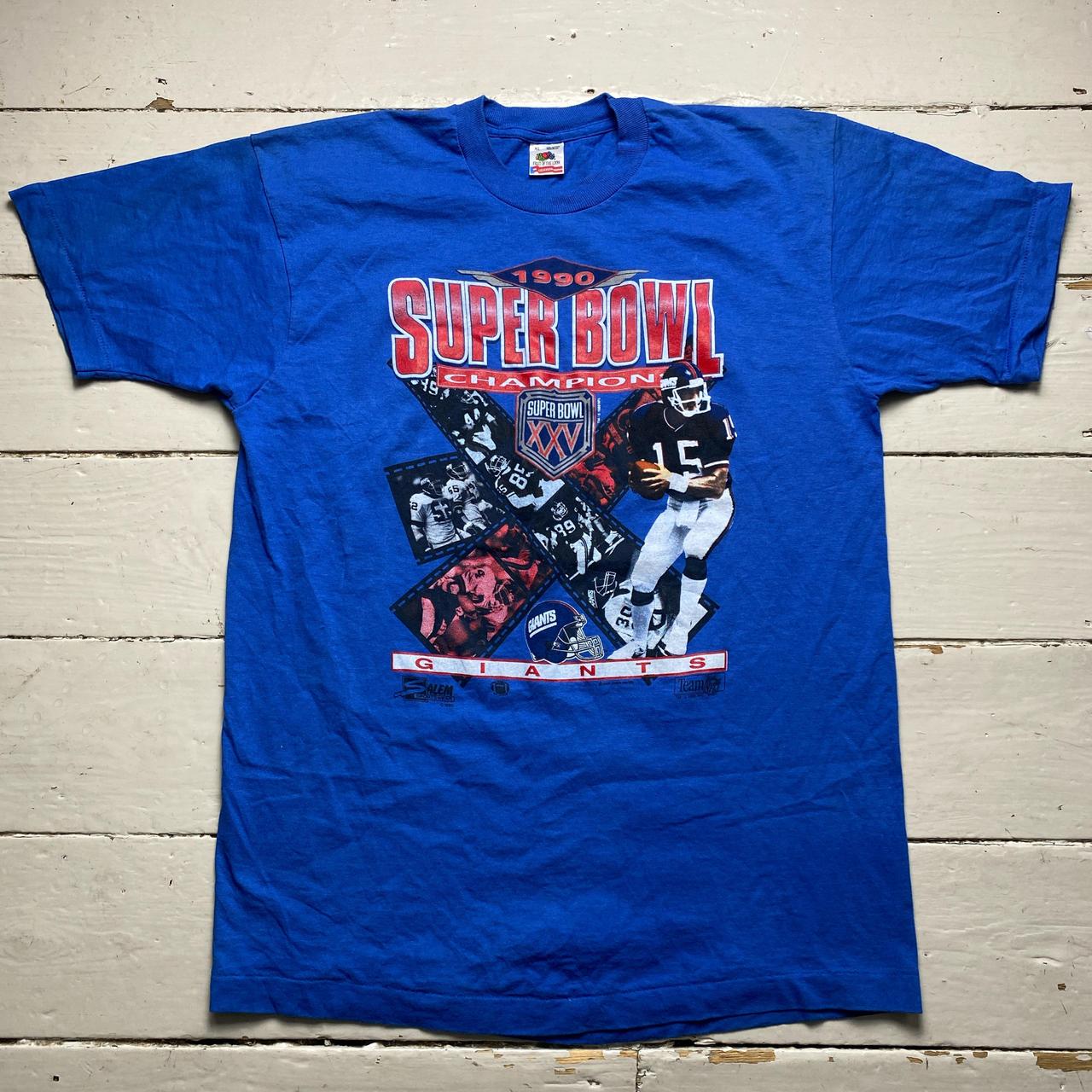 New York Giants Super Bowl Champions 1990 T Shirt