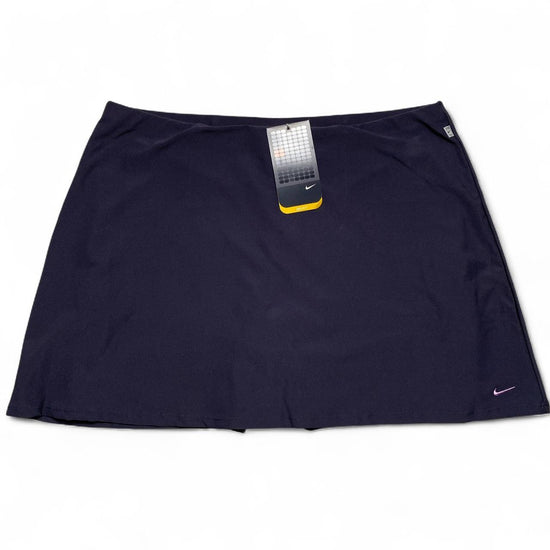 Nike Tennis Vintage Womens Short Skirt Navy Pink Swoosh (2XL)