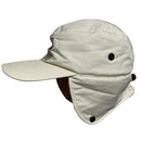 Napapirji Cream White Ear Flap Dog Ear Sherpa Cap