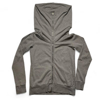 AllSaints Womens Big Hood Grey Hoodie