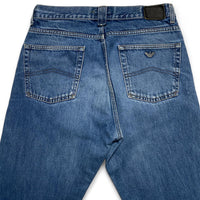 Armani Indigo 001 Light Blue Baggy Jeans