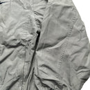 Nike y2k Vintage Silver and Navy Swoosh Shell Tracksuit Windbreaker Jacket (M)
