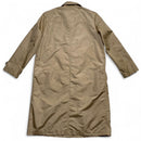 Fendi Roma Womens Leopard Interior Vintage 90’s Cream Beige Lightweight Trench Coat (L)