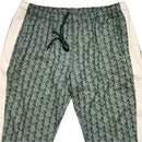 Lacoste Green and Cream Tapered Joggers (3XL)