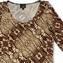 Roberto Cavalli Just Cavalli Vintage y2k Snakeskin Top (S)