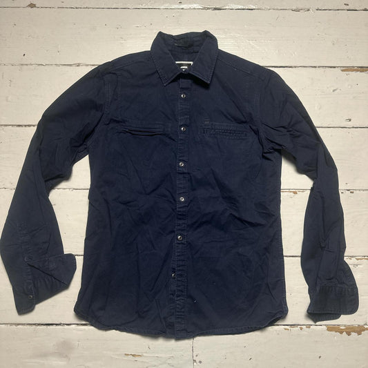 G Star Navy Long Sleeve Shirt