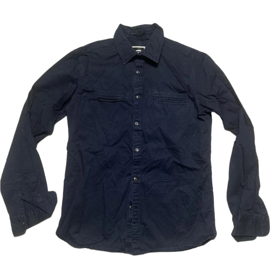 G Star Navy Long Sleeve Shirt (M)