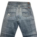 7 For All Mankind Blue Baggy Jeans (W 32)