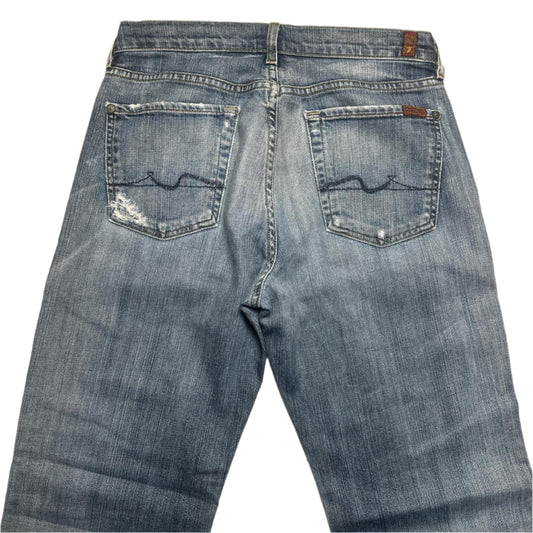 7 For All Mankind Blue Baggy Jeans (W 32)