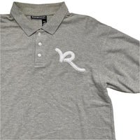 Rocawear Grey and White Polo Shirt (2XL)