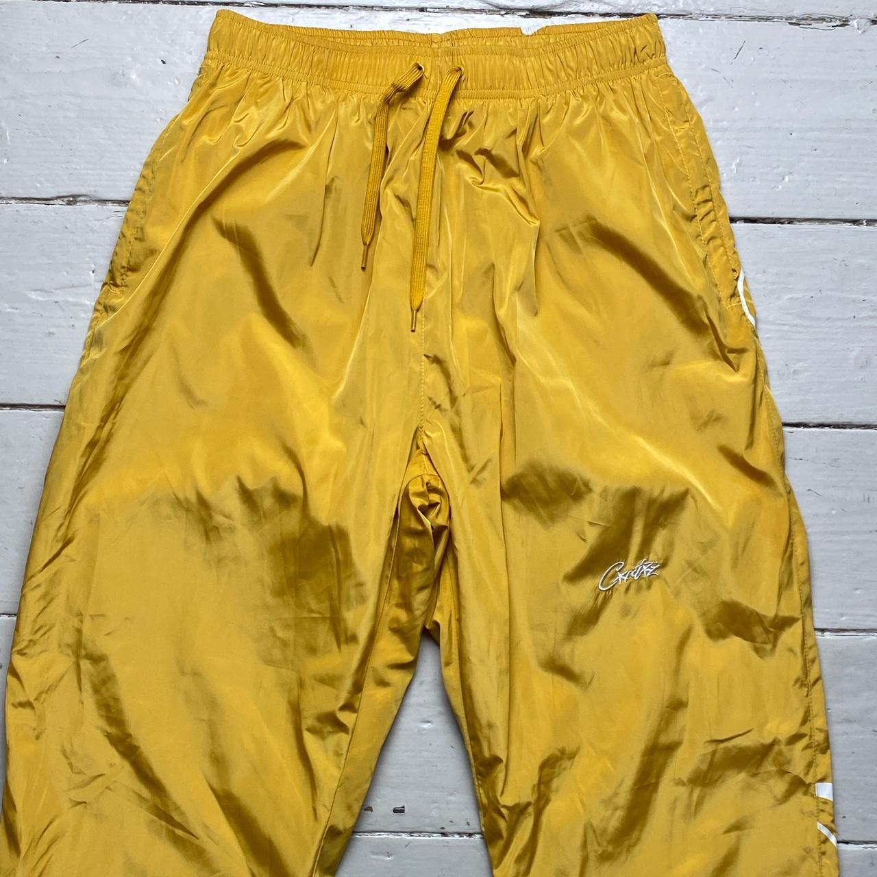 Corteiz Yellow Shell Shuku Trackpant Bottoms