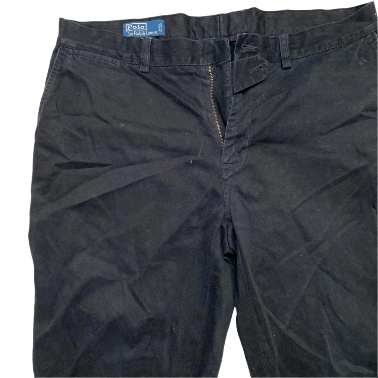 Polo Ralph Lauren Black and Green Pony Trousers (W 38)