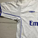 Chelsea FC Vintage Umbro Football Jersey White and Blue (XS)
