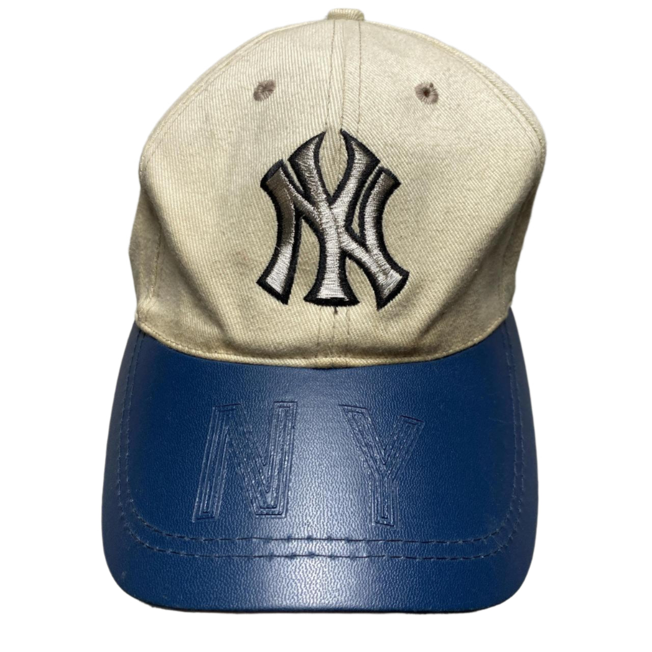 New York Yankees MLB Vintage Baseball Cap Cream and Navy