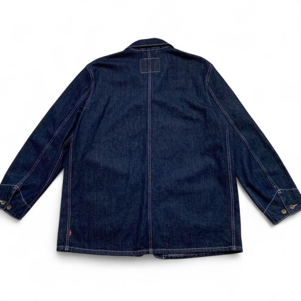 Levis Vintage Navy Blue Workman Denim Jacket (M)