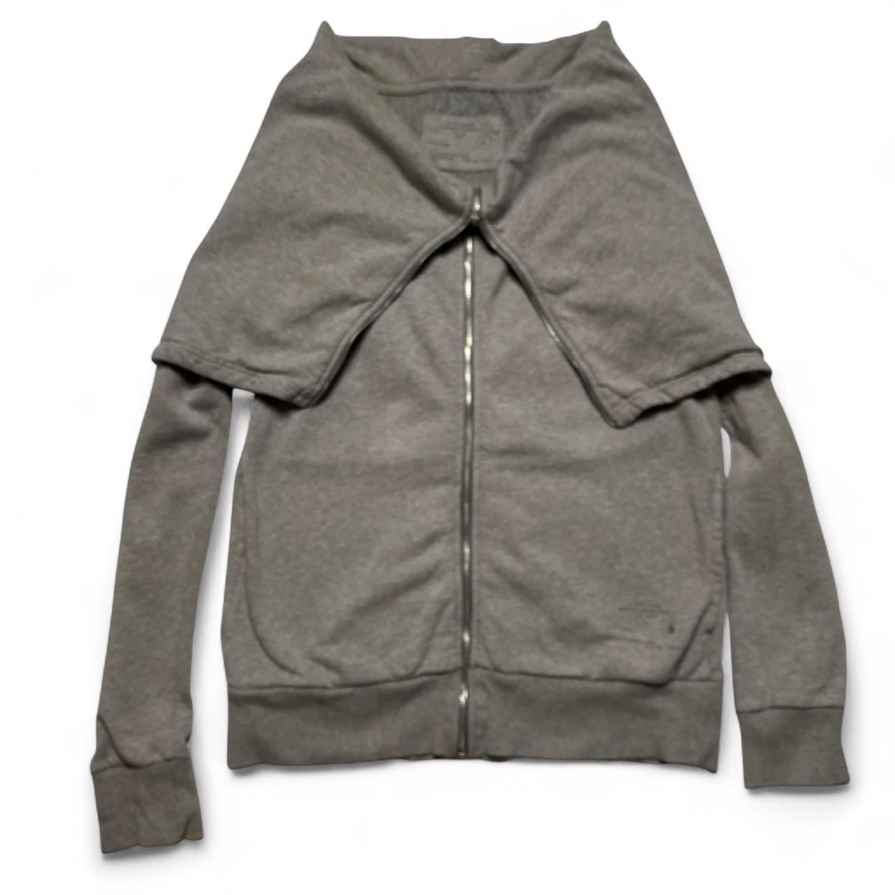 AllSaints Womens Big Hood Grey Hoodie