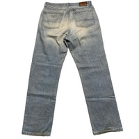 Polo Ralph Lauren Light Blue Stonewash Knee Distress Jeans (35W)