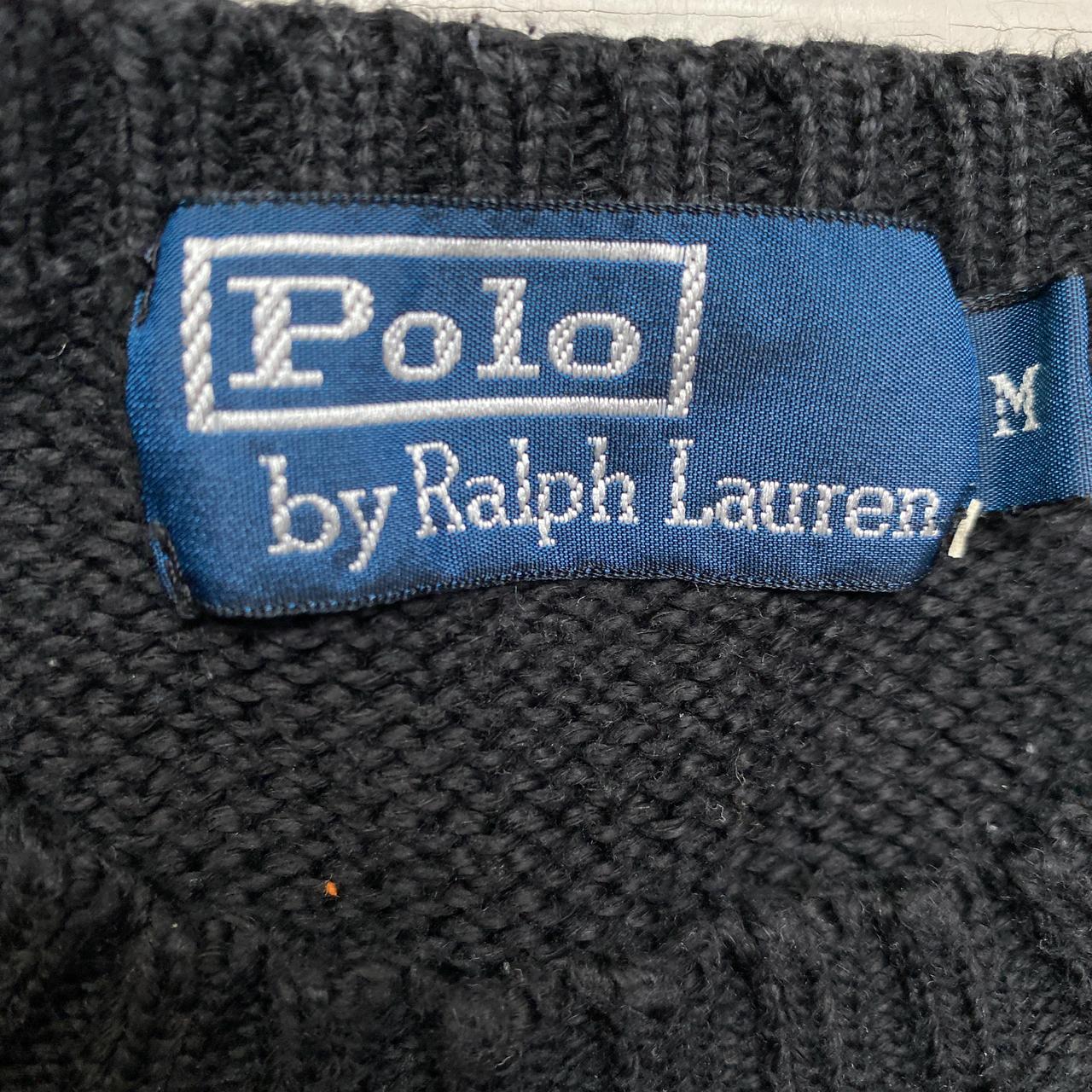 Polo Ralph Lauren Black and Red Knit Jumper