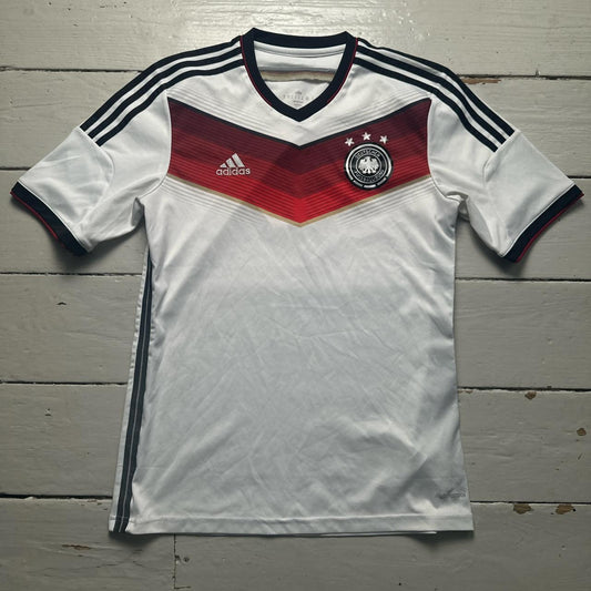 Germany Adidas Climacool White Football Jersey