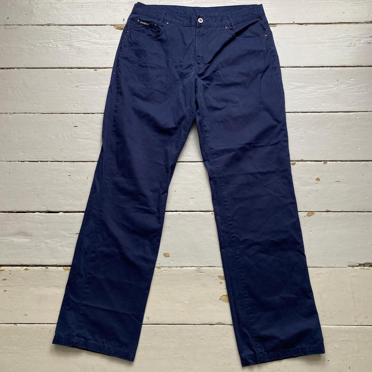 Yves Saint Laurent Vintage YSL Navy Jean Trousers