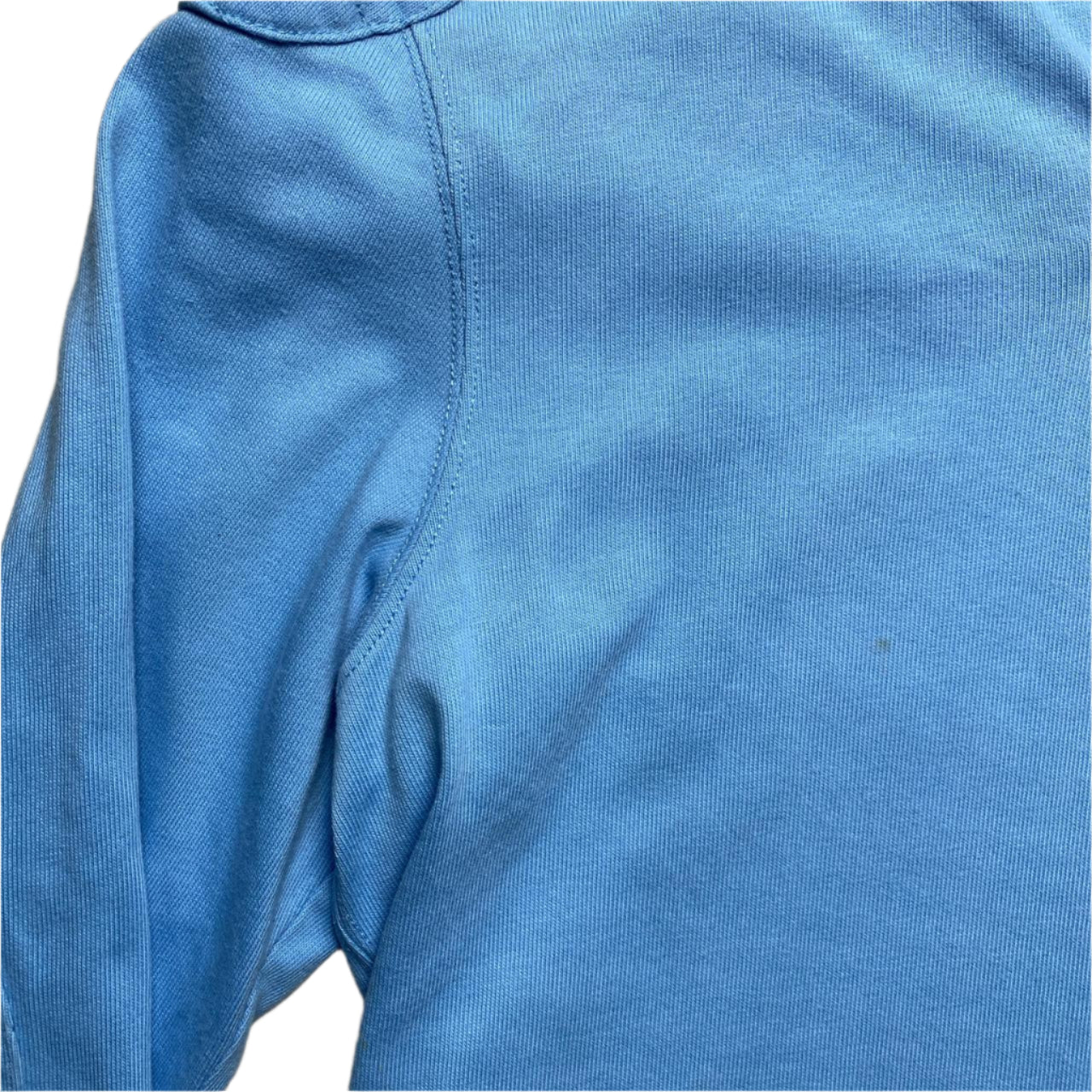 Polo Ralph Lauren Light Baby Blue Rugby Polo Long Sleeve Shirt (L)